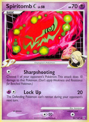 Pokemon TCG - Supreme Victors - Spiritomb C - 84 - Reverse Holofoil