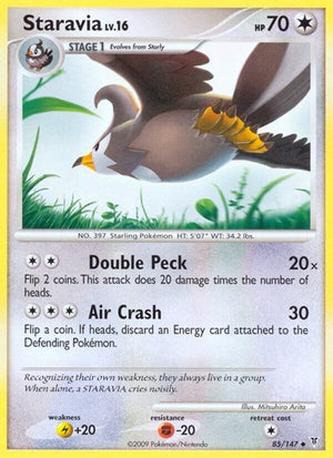 Pokemon TCG - Supreme Victors - Staravia - 85 - Reverse Holofoil