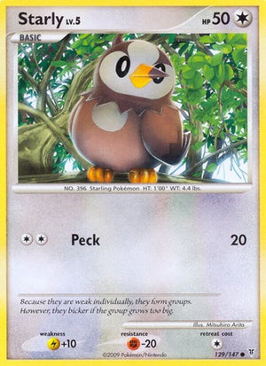 Pokemon TCG - Supreme Victors - Starly - 129