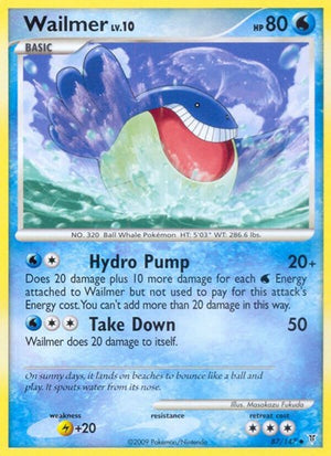 Pokemon TCG - Supreme Victors - Wailmer - 87