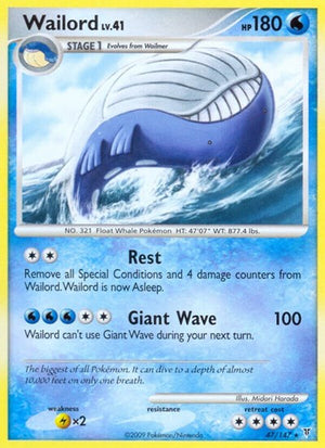 Pokemon TCG - Supreme Victors - Wailord - 47