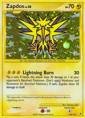 Pokemon TCG - Supreme Victors - Zapdos - 150 - Holofoil