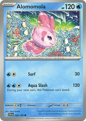 Pokemon TCG - SV01: Scarlet & Violet Base Set - Alomomola - 048/198 - Reverse Holofoil