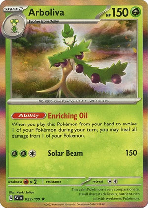 Pokemon TCG - SV01: Scarlet & Violet Base Set - Arboliva - 023/198 - Holofoil