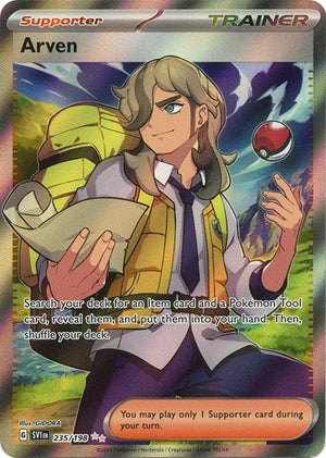 Pokemon TCG - SV01: Scarlet & Violet Base Set - Arven - 235/198 - Holofoil - Playset (4x)