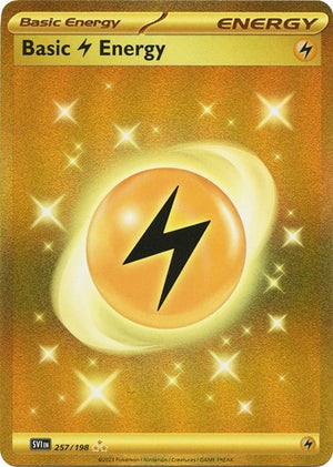Pokemon TCG - SV01: Scarlet & Violet Base Set - Basic Lightning Energy - 257/198 - Holofoil