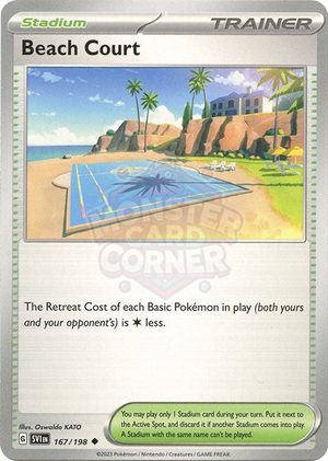 Pokemon TCG - SV01: Scarlet & Violet Base Set - Beach Court - 167/198