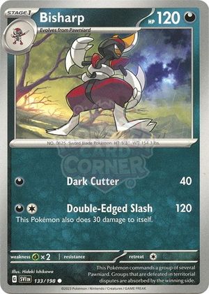 Pokemon TCG - SV01: Scarlet & Violet Base Set - Bisharp - 133/198