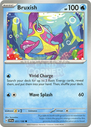 Pokemon TCG - SV01: Scarlet & Violet Base Set - Bruxish - 051/198