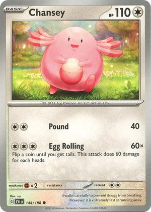 Pokemon TCG - SV01: Scarlet & Violet Base Set - Chansey - 144/198