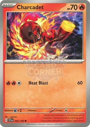 Pokemon TCG - SV01: Scarlet & Violet Base Set - Charcadet - 040/198 - Reverse Holofoil