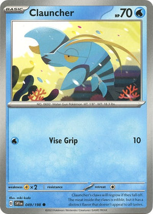 Pokemon TCG - SV01: Scarlet & Violet Base Set - Clauncher - 049/198 - Reverse Holofoil