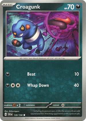 Pokemon TCG - SV01: Scarlet & Violet Base Set - Croagunk - 130/198
