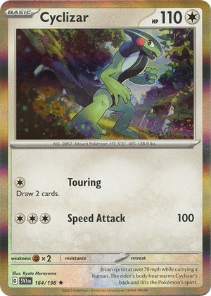 Pokemon TCG - SV01: Scarlet & Violet Base Set - Cyclizar - 164/198 - Holofoil
