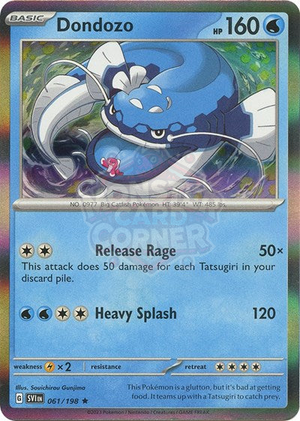 Pokemon TCG - SV01: Scarlet & Violet Base Set - Dondozo - 061/198 - Holofoil