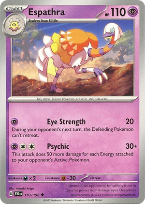 Pokemon TCG - SV01: Scarlet & Violet Base Set - Espathra - 103/198