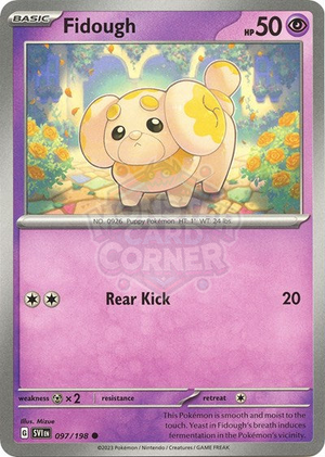 Pokemon TCG - SV01: Scarlet & Violet Base Set - Fidough - 097/198