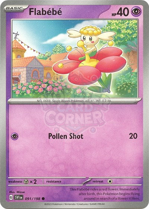 Pokemon TCG - SV01: Scarlet & Violet Base Set - Flabebe - 091/198