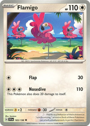 Pokemon TCG - SV01: Scarlet & Violet Base Set - Flamigo - 165/198 - Reverse Holofoil
