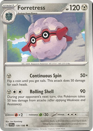 Pokemon TCG - SV01: Scarlet & Violet Base Set - Forretress - 139/198