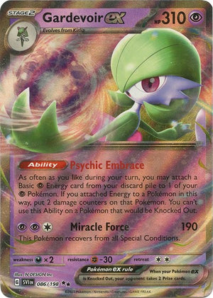 Pokemon TCG - SV01: Scarlet & Violet Base Set - Gardevoir ex - 086/198 - Holofoil