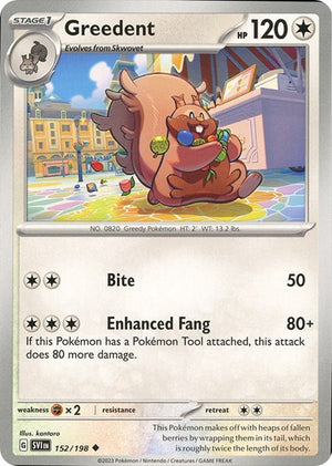 Pokemon TCG - SV01: Scarlet & Violet Base Set - Greedent - 152/198