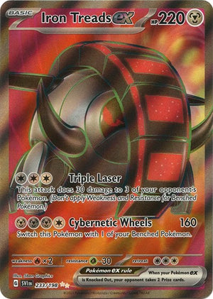 Pokemon TCG - SV01: Scarlet & Violet Base Set - Iron Treads ex - 233/198 - Holofoil