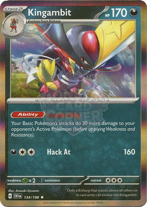 Pokemon TCG - SV01: Scarlet & Violet Base Set - Kingambit - 134/198 - Holofoil