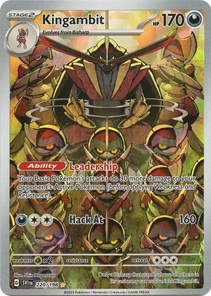 Pokemon TCG - SV01: Scarlet & Violet Base Set - Kingambit - 220/198 - Holofoil