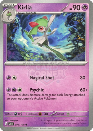Pokemon TCG - SV01: Scarlet & Violet Base Set - Kirlia - 085/198 - Reverse Holofoil