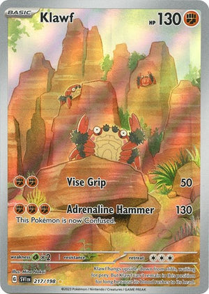 Pokemon TCG - SV01: Scarlet & Violet Base Set - Klawf - 217/198 - Holofoil