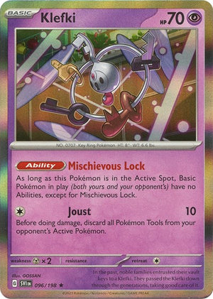 Pokemon TCG - SV01: Scarlet & Violet Base Set - Klefki - 096/198 - Holofoil