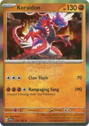 Pokemon TCG - SV01: Scarlet & Violet Base Set - Koraidon - 124/198 - Holofoil