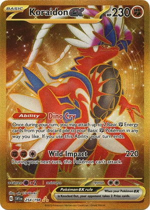 Pokemon TCG - SV01: Scarlet & Violet Base Set - Koraidon ex - 254/198 - Holofoil