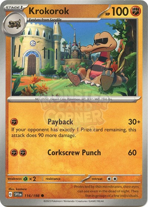 Pokemon TCG - SV01: Scarlet & Violet Base Set - Krokorok - 116/198
