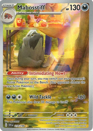 Pokemon TCG - SV01: Scarlet & Violet Base Set - Mabosstiff - 218/198 - Holofoil