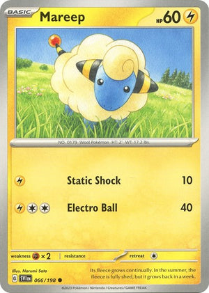 Pokemon TCG - SV01: Scarlet & Violet Base Set - Mareep - 066/198