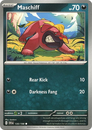 Pokemon TCG - SV01: Scarlet & Violet Base Set - Maschiff - 135/198