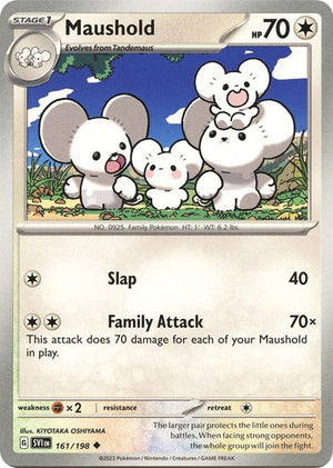 Pokemon TCG - SV01: Scarlet & Violet Base Set - Maushold - 161/198