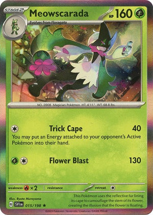 Pokemon TCG - SV01: Scarlet & Violet Base Set - Meowscarada - 015/198 - Holofoil