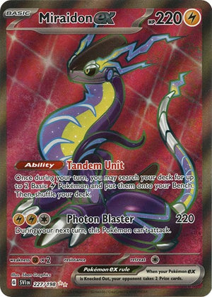 Pokemon TCG - SV01: Scarlet & Violet Base Set - Miraidon ex - 227/198 - Holofoil
