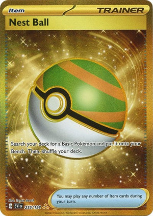 Pokemon TCG - SV01: Scarlet & Violet Base Set - Nest Ball - 255/198 - Holofoil - Playset (4x)