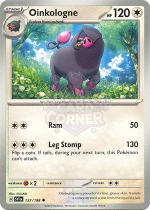 Pokemon TCG - SV01: Scarlet & Violet Base Set - Oinkologne - 157/198