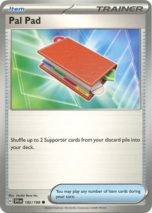 Pokemon TCG - SV01: Scarlet & Violet Base Set - Pal Pad - 182/198 - Reverse Holofoil
