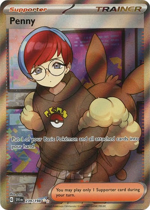 Pokemon TCG - SV01: Scarlet & Violet Base Set - Penny - 239/198 - Holofoil