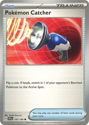 Pokemon TCG - SV01: Scarlet & Violet Base Set - Pokemon Catcher - 187/198 - Reverse Holofoil