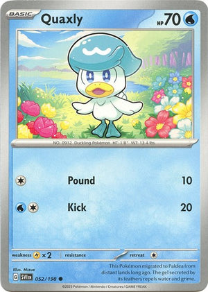 Pokemon TCG - SV01: Scarlet & Violet Base Set - Quaxly - 052/198