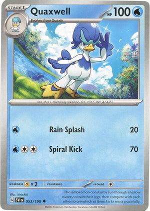 Pokemon TCG - SV01: Scarlet & Violet Base Set - Quaxwell - 053/198