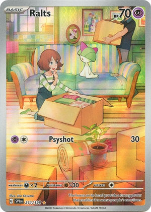 Pokemon TCG - SV01: Scarlet & Violet Base Set - Ralts - 211/198 - Holofoil - Playset (4x)