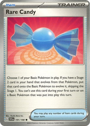 Pokemon TCG - SV01: Scarlet & Violet Base Set - Rare Candy - 191/198 - Playset (4x)
